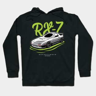 FCRX7 jdm white comet Hoodie